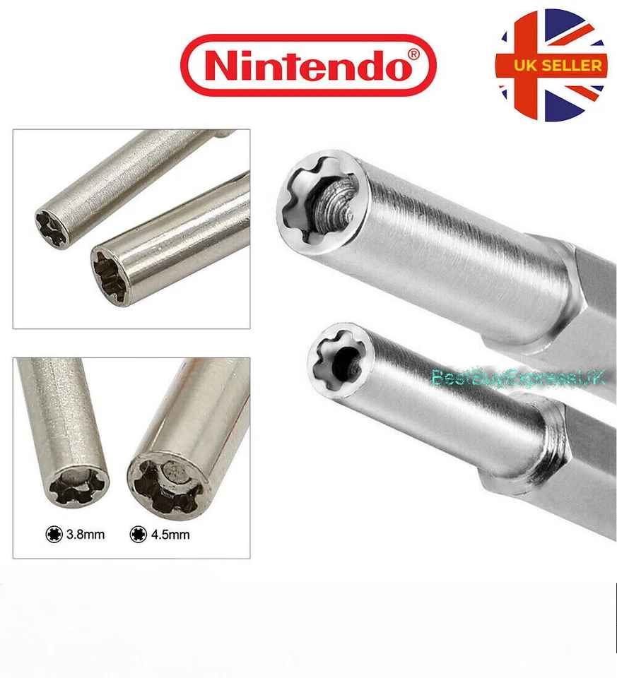 Nintendo Gamebit NGC SNES N64 NES MD Console Security Tool Bit 3.8mm 4.5mm UK - Image 2 of 4