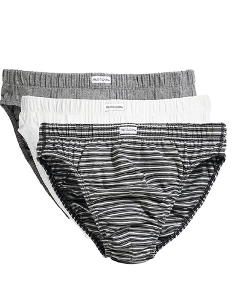 Pack of 3 BLACK STRIPED WHITE or BLUE Cotton Mens Briefs Slips Pants eBay