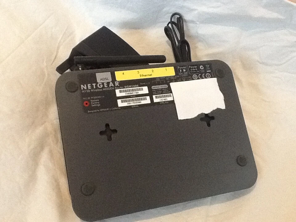 NETGEAR DGN1000-100UKS N150 Mbps Wireless ADSL2+ Modem Router - Image 4 of 4