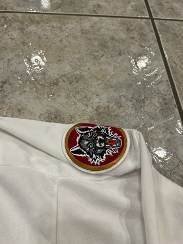 VTG Mens Large Bauer Pro AHL Chicago Wolves SIGNED AUTOGRAPHED Hockey Jersey - Picture 7 of 12