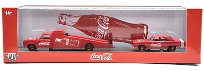 M2 MACHINES AUTO HAULERS CHASE 74 DODGE TRUCK & 69 DODGE DART