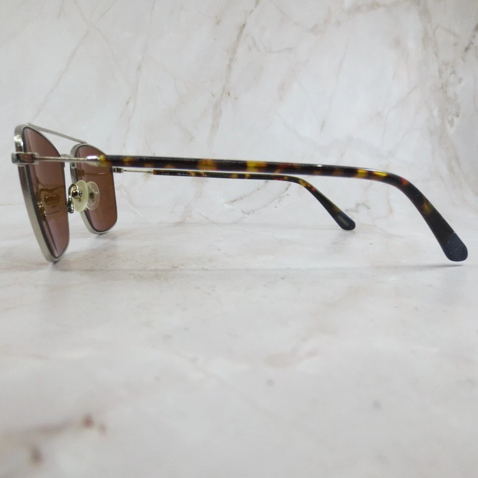 Armação de óculos Gant GA3194-3 010 masculina prata metal aro completo quadrado 58-17-150 - Imagem 3 de 4