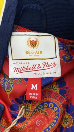 NWT Mitchell & Ness X Bel-Air Satin Jacket men’s Size M - Picture 11 of 12