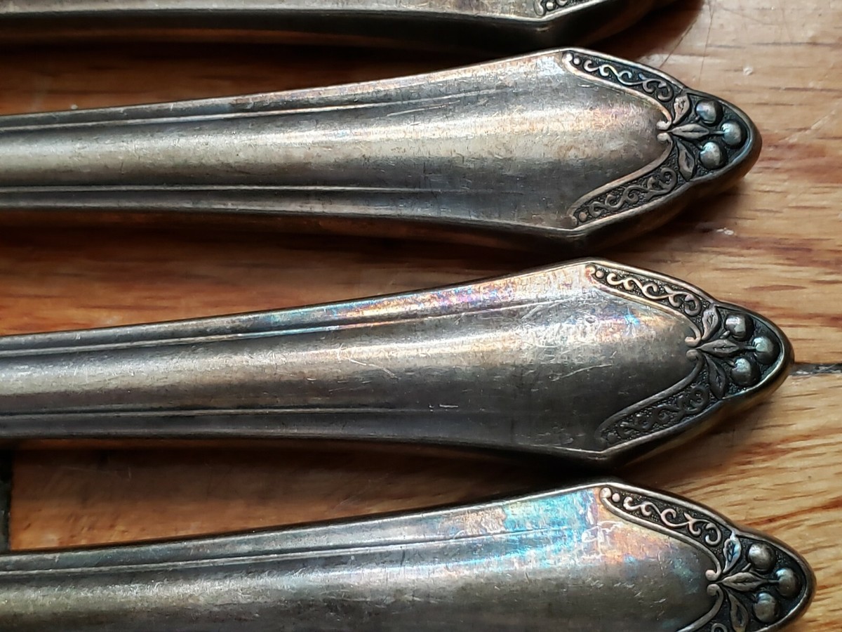 4 ANTIQUE VINTAGE COLLECTABLE *SOLINGEN* 90 SILVER PLATE 4 ANTIQUE VINTAGE COLLECTABLE *SOLINGEN* 90 SILVER PLATE