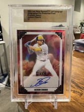 2024 Leaf Metal Baseball Prismatic Galaxy RC Auto #1/1 Jackson Chourio Proof🔥📈