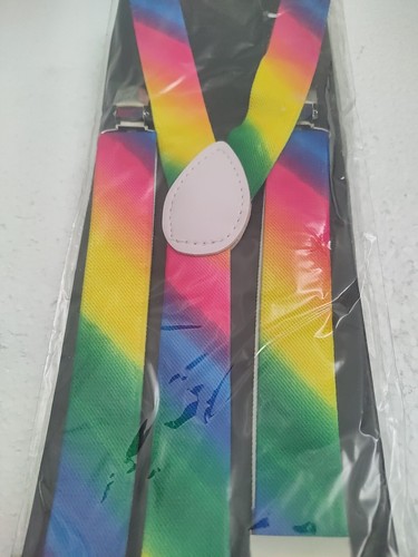 🌈Suspenders Kids Size YOUTH Multi Color Adjustable - 第 3/3 張圖片