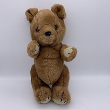 Vintage R. Dakin Brown Teddy Bear 11" Plush Jointed Arms Legs 1981