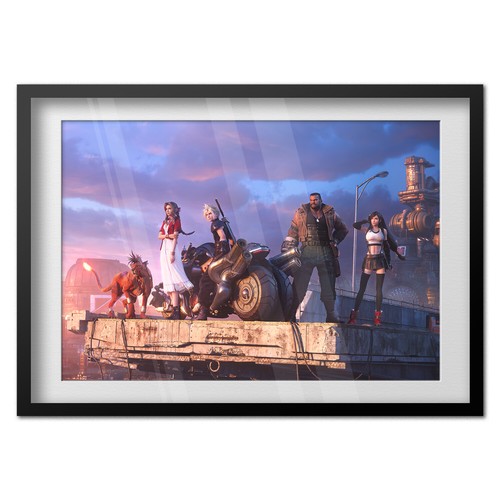 Póster de Final Fantasy 7 Remake - Arte de renderizado exclusivo de PS4 - Impresiones de alta calidad - Imagen 2 de 6