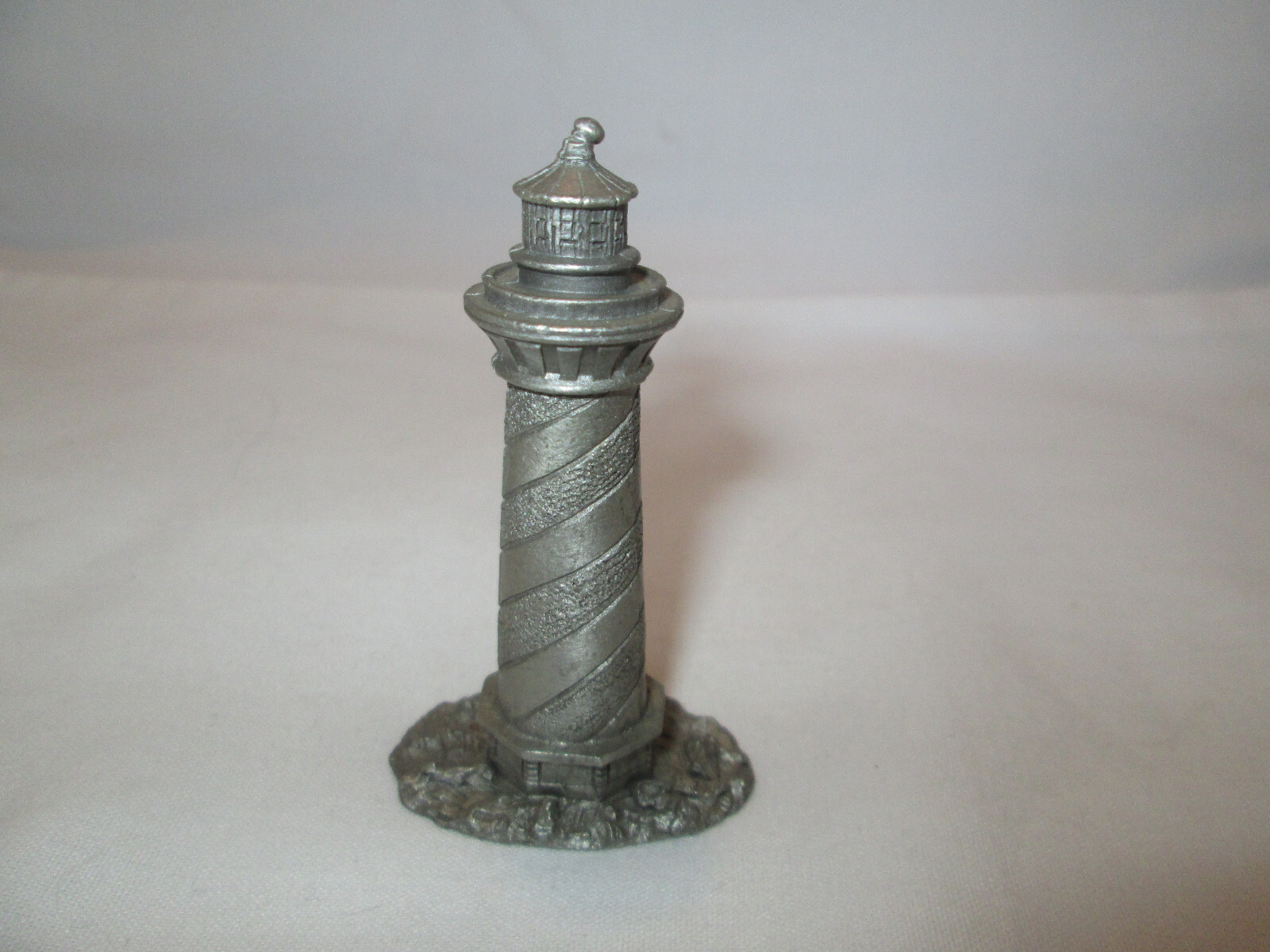 Vintage 1987 Spoontiques Pewter Lighthouse Figurine S783 Collectible 3 ...