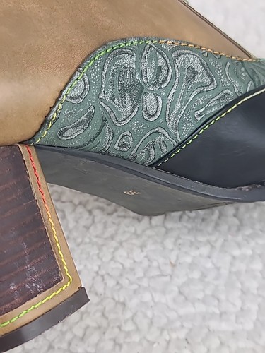 Botas de cuero L'Artiste By Spring Step Fia Bootie Lavada diseño único 39 - Imagen 10 de 14
