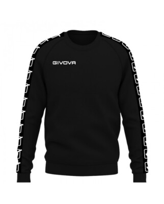 Felpa Givova GIROCOLLO BAND BA07 Cotone Felpato Unisex Nero