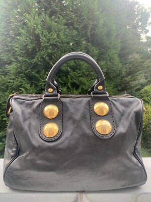 Gucci Tasche Boston Schwarz Leder