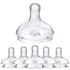 Anti-Colic Bottle Nipple Medium Flow 5M+ Stage 2 suitable from 5 to 9 months ...