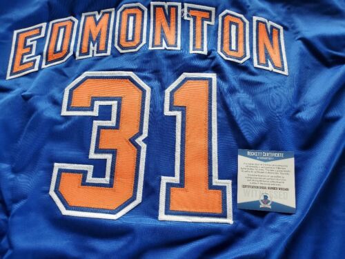 Grant Fuhr Edmonton Oilers autographed jersey with Beckett coa | eBay