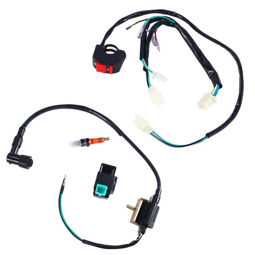 1 Pcs Wiring Loom Harness Cable Durable Replacement For Honda 110cc/125cc/140cc