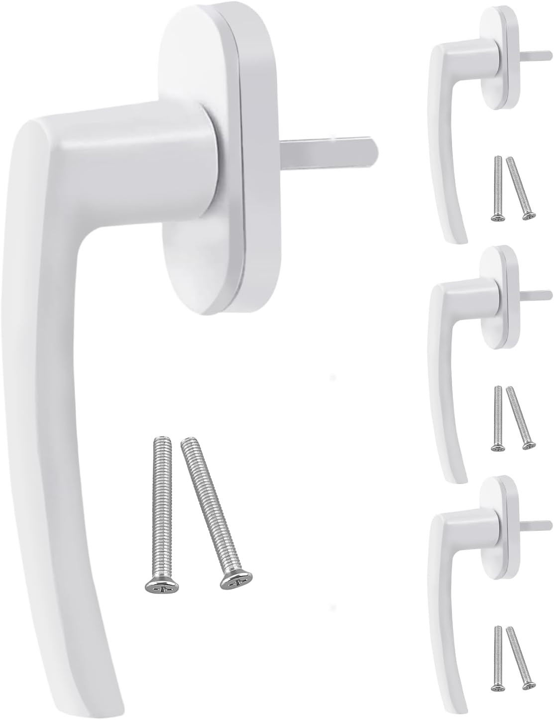 Stock 4 Maniglie Finestra Alluminio: Resistenza per Uffici e Affitti