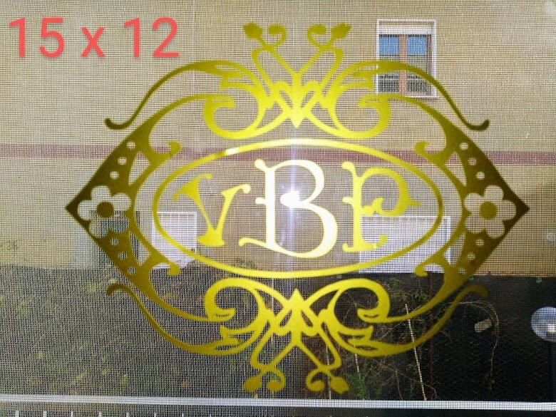 Adesivo Stemma BERKEL oro, per restauro affettatrici. 15cmx12cm