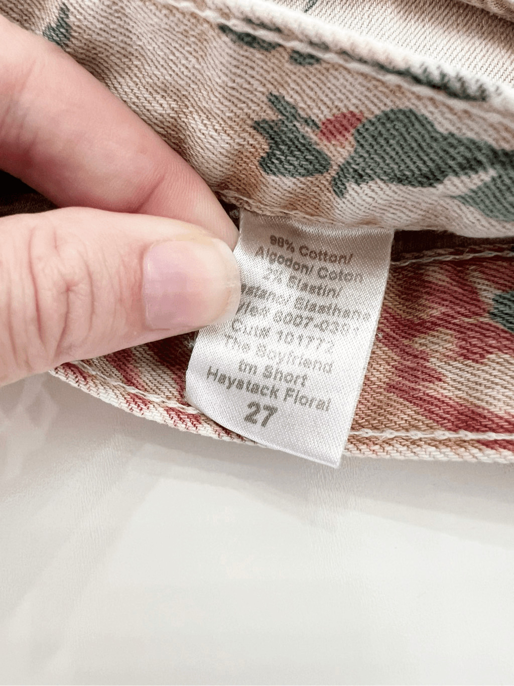 Current/Elliott Womens Multi Haystack Floral Boyf… - image 5