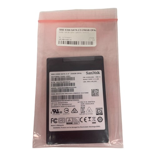 SanDisk X300 SD7TB6S-256G-1001 256GB 2.5in 6Gbps MLC SATA SSD - Afbeelding 3 van 3