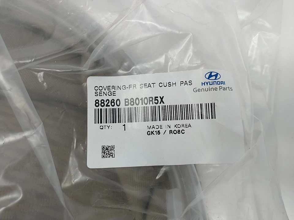 Genuine Hyundai 88260 B8010R5X Front Right Passenger Seat Cushion Covering Tan - Image 2 of 4