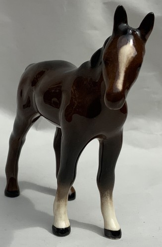 Vintage #1817 Beswick Brown Horse Head Facing Right 8cm High - Picture 2 of 8