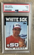 1986 Topps Baseball Tom Seaver #390 PSA 7