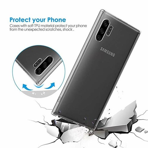 Clear Cover Case Guard Shield Armor Saver Cover For Samsung Galaxy Note 10+ Plus - Picture 2 of 6