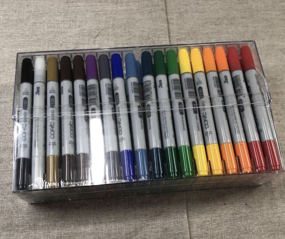  Copic Ciao, Alcohol-based markers, 72 color Set A