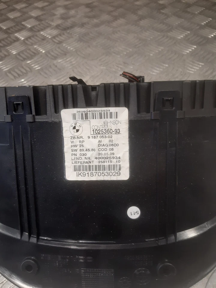 Cuadro de instrumentos velocímetro BMW 1 Series E87 120i N43 2009 9187053 Foto 2 de 2