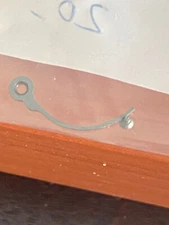 VINTAGE SETTING LEVER SPRING WITH SCREW  FOR 12 SIZE HAMILTON 914