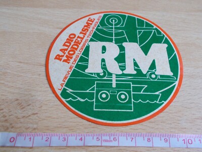 Sticker Vintage RM - Radio Model - La Magazine Of Leisure Techniques