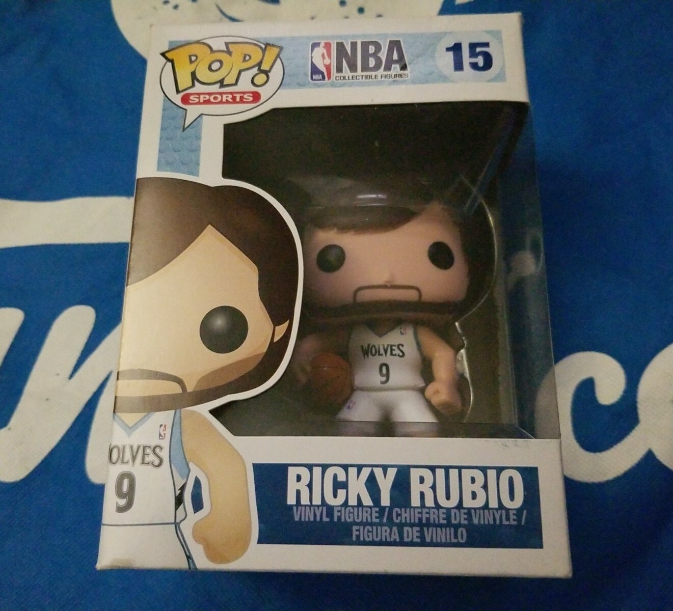 Funko Pop! Deportes Nba #15 Ricky Rubio Minnesota Timberwolves *Bóveda*