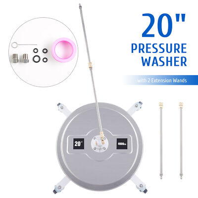 #ad Steel Pressure Surface Cleaner Attachment for Power Washers Rated to 4000 PSI $89.99
