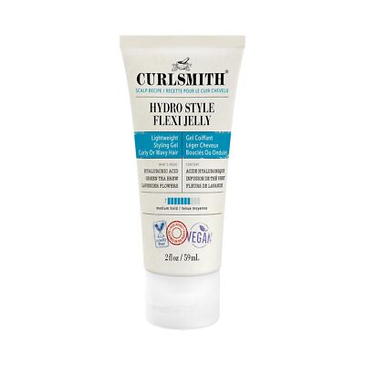 CURLSMITH - Hydro Style Flexi-Jelly - Vegan Defining Gel for Wavy, Curly or C...