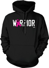 Warrior - Breast Cancer Awareness Pink Ribbon Fighter Unisex Hoodie