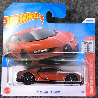 '16 Bugatti Chiron - Hot Wheels 2024 - Quarter Mile Heros - Neu Ovp