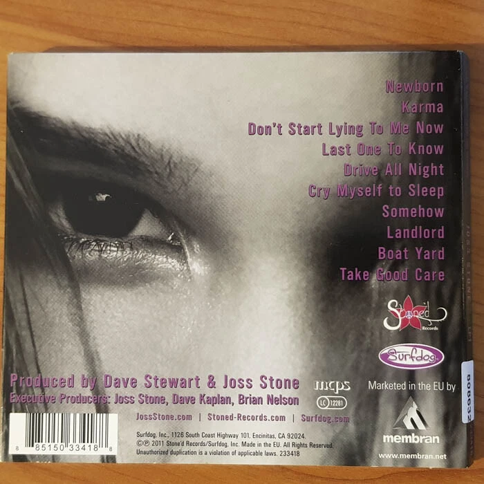 JOSS STONE LP1 DIGI EX/VG+(CD) - Bild 4 von 4