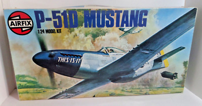 P-51D Mustang 1:24 scale Airfix 14001-2:5000  vintage