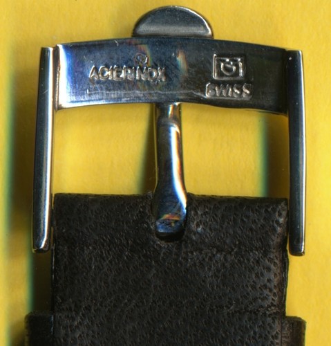 Black Rally Racing Perforated Leather MB Strap Green Stitch, 18mm & Omega Buckle - Picture 5 of 7