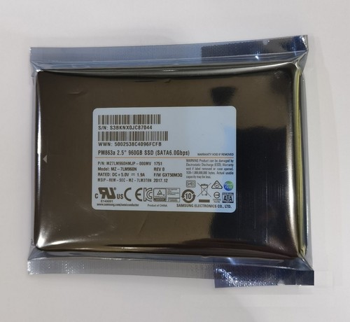 Samsung PM863a 960G SATA Data Center Solid State Drive Enterprise Class - Picture 2 of 5