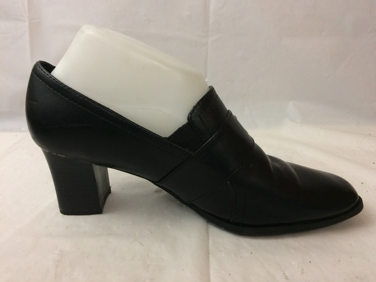 Mocassins Femme LifeStride - Noir Simili Cuir - Bout Carré - Taille US 7 - Occasion