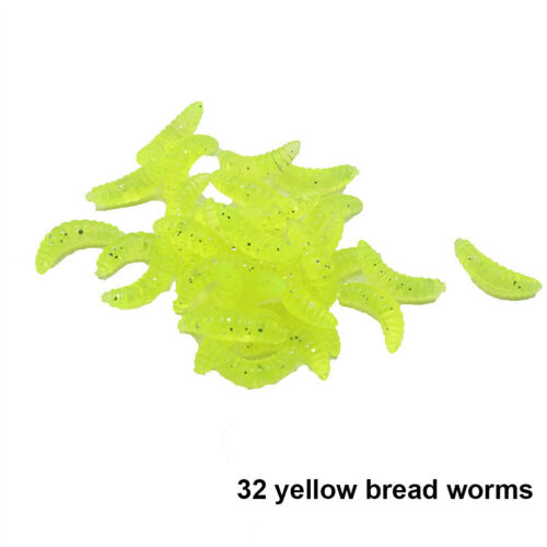 160pcs/box Soft Fishing Lures Kit Soft Maggot Baits Simulation Artificial Baits - Picture 7 of 10