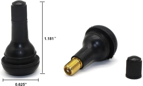 100Pcs TR415 Rubber Snap in Tire Valve Stem for Tubeless - Picture 2 of 11