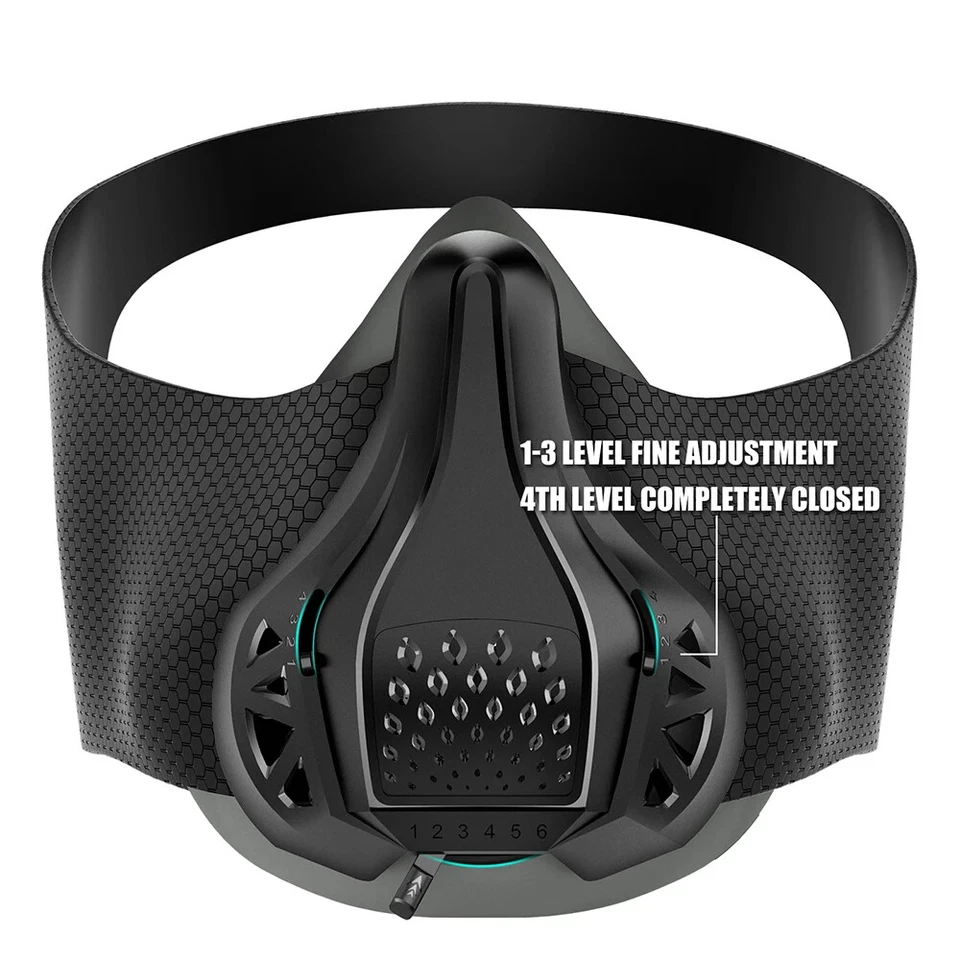 Sports Mask, Adjustable 48 Breathing Levels, Fitness Sports Endurance Training - Image 2 of 4