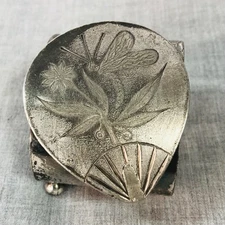 Pairpoint Mfg. Butterfly Design Napkin Ring Missing Stem