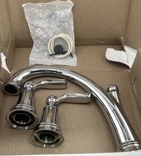 New Open Box Delta T2732 Woodhurst Mounted Roman Tub Filler Trim Kit Chrome