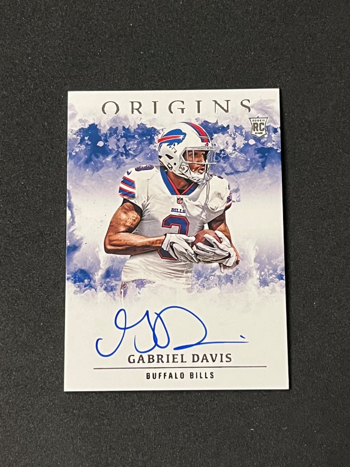 2020 Panini Origins Football Gabriel Davis Rookie Autographs #RA-GD - Bills