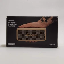 New Marshall Emberton II Portable Bluetooth Speaker Beige