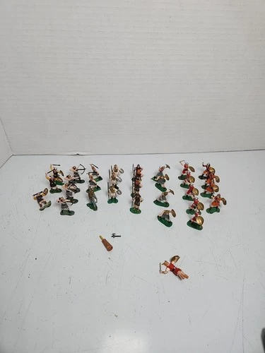 1960s Marx Vikings Figures Lot Painted