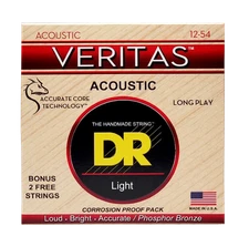 DR Strings Veritas Phosphor Bronze Acoustic Guitar Strings 12-54